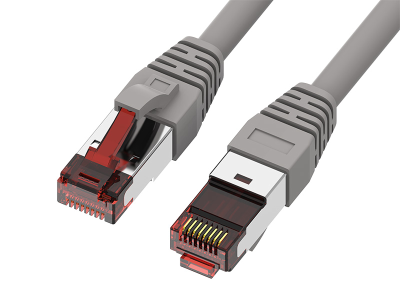 Korumalı S/FTP CAT.6A Antibakteriyel Yama Kablosu